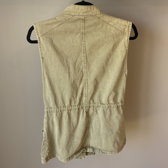 Per Se army green utility vest size small - Picture 5 of 6